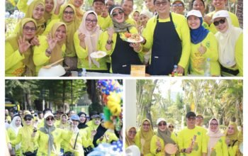 Bupati dan Wabup Barru Pimpin Kontingen Anti Mager, Si Naru Jadi Daya Tarik Karnaval Budaya