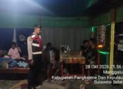 Polsek Mandalle Gelar Patroli malam Hari Untuk Jaga Kamtibmasn