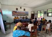 Cegah Kebakaran Hutan dan Lahan, Pos Naikere Satgas Yonif 147/KGJ Bersama Pemerintah Distrik Naikere Gelar Sosialisasi