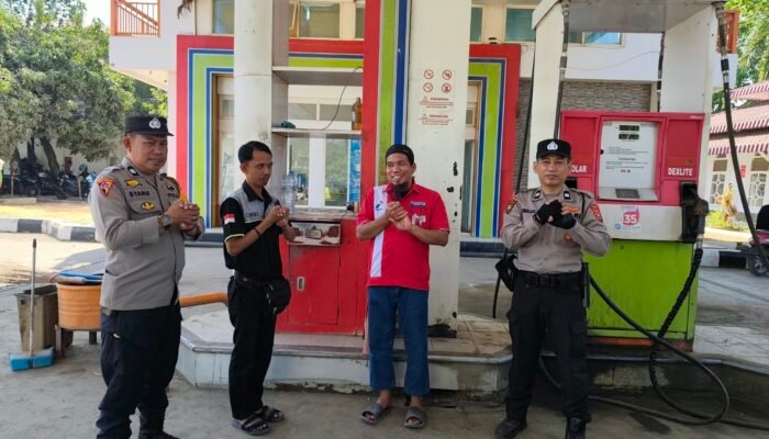 Polsek Bungoro Pantau SPBU, Imbau Karyawan dan Konsumen Jaga Keamanan serta Ketertiban