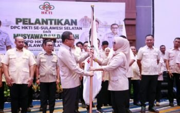 Bupati Barru Andi Ina Kartika Sari Dilantik Jadi Ketua DPC HKTI Barru 2026–2031