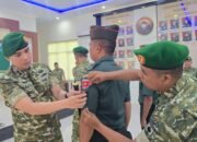 Dandim 1421/Pangkep Pimpin Korps Raport Kenaikan Pangkat 30 Personel