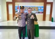 Kapolsek Bungoro Berikan Ucapan HUT ke-81 TNI, Perkuat Sinergitas dan Soliditas TNI-Polri