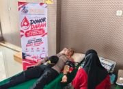 Peringati HUT Humas Polri ke-75, Polres Pangkep Gelar Bakti Kesehatan Donor Darah