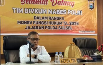 Divkum Mabes Polri laksanakan Monev fungsi hukum TA 2026 di Polres Pangkep