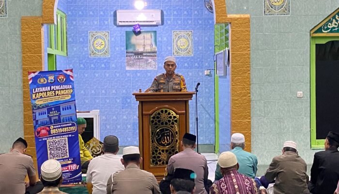 Kapolres Pangkep Gelar Safari Subuh Keliling, Ajak Masyarakat Tingkatkan Kewaspadaan dan Jaga Kamtibmas