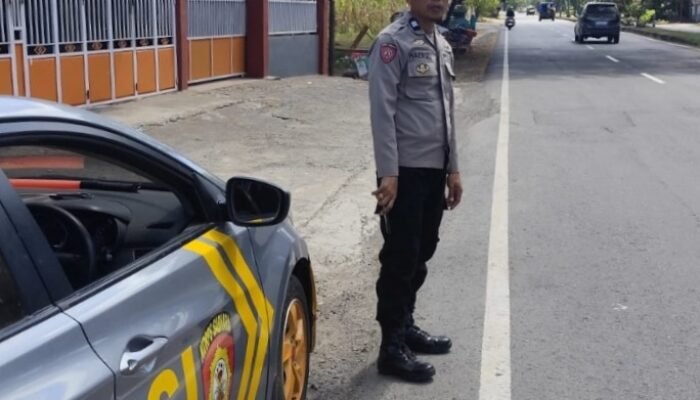 Jaga Kamtibmas, Polsek Mandalle Gelar Patroli Sore Hari