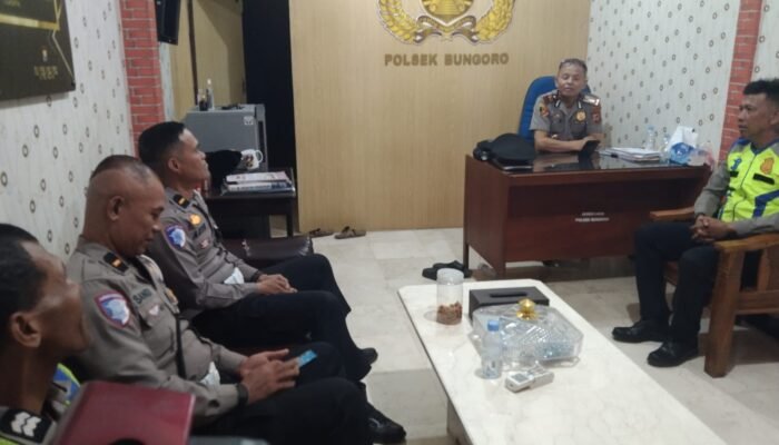 Kapolsek Bungoro Pimpin Anev Mingguan Unit Lalu Lintas, Tekankan Pelayanan Humanis dan Respons Cepat