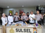 Konferensi Pers Polda Sulsel: Ungkap Dua Kasus Dugaan TPPO, Delapan Calon PMI Diselamatkan