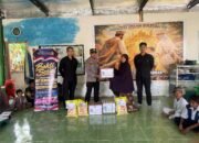 Sambut HUT Humas Polri ke-75, Humas Polres Pangkep Salurkan Sembako di Panti Asuhan Al-Jabbar