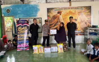 Sambut HUT Humas Polri ke-75, Humas Polres Pangkep Salurkan Sembako di Panti Asuhan Al-Jabbar