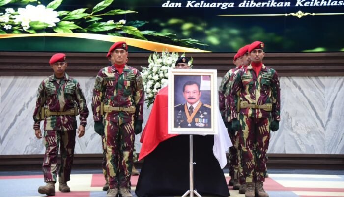 Rangkaian Penghormatan Terakhir TNI AD untuk Mantan Kasad Subagyo Hadi Siswoyo