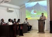 Polres Pangkep Sampaikan Pesan Kamtibmas kepada Jemaat Gereja GKKS Klasis Mappatuwo