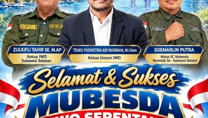 Hotel Ayu Wajo Bakal Jadi Saksi Mubesda Serentak IWO Sulsel Digelar 13 Oktober 2026 Mendatang