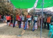 Diduga Korsleting Listrik Tiga Rumah Panggung di Kampung Baru Ongkoe Pinrang Ludes Terbakar