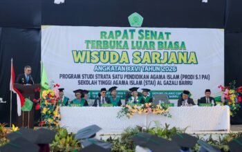Wabup Abustan Dorong 84 Wisudawan STAI Al-Gazali Barru Terus Belajar dan Berkontribusi bagi Daerah