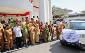 Bupati Barru Hadiri Pelepasan Bantuan Susu untuk Anak di Sulawesi Selatan