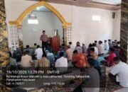 Jumat Keliling di Masjid Al Qarar, Kapolsek Tondong Tallasa Edukasi Warga tentang Kamtibmas dan Bahaya Karhutla