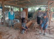 Patroli Dialogis, Personel Polsek Bungoro Imbau Warga Waspada Kebakaran Hutan dan Lahan