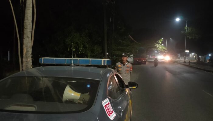 Antisipasi Laka Lantas dan Tindak Kriminalitas, Polsek Mandalle Intensifkan Patroli malam