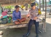 Bhabinkamtibmas Polsek Liukang Tangaya Sambangi Warga, Sampaikan Imbauan Kamtibmas dan Pencegahan Kebakaran